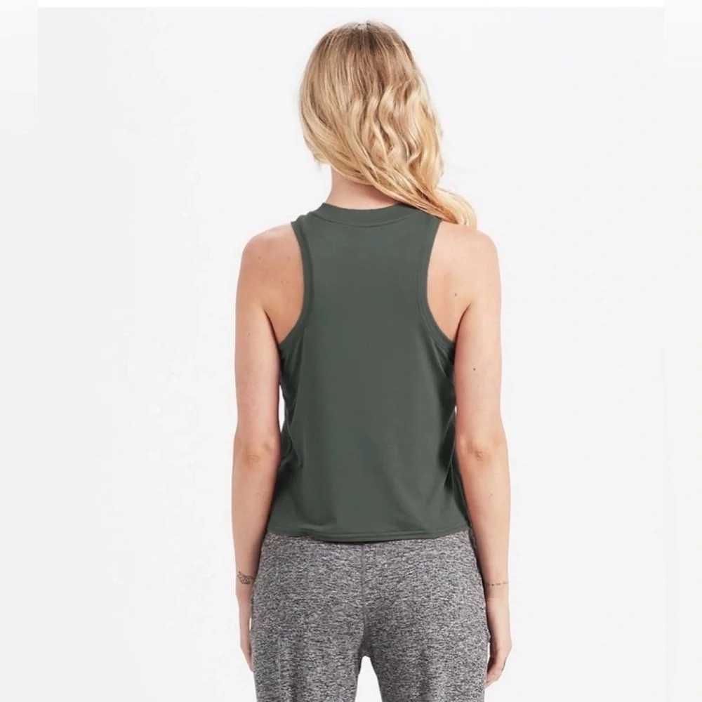Vuori Energy Top Women’s Size Large Green Sleeveless Performance Tank NWT - Picture 2 of 6